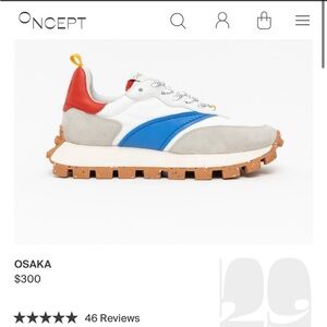 Women's Osaka Blue and Gray Trainers